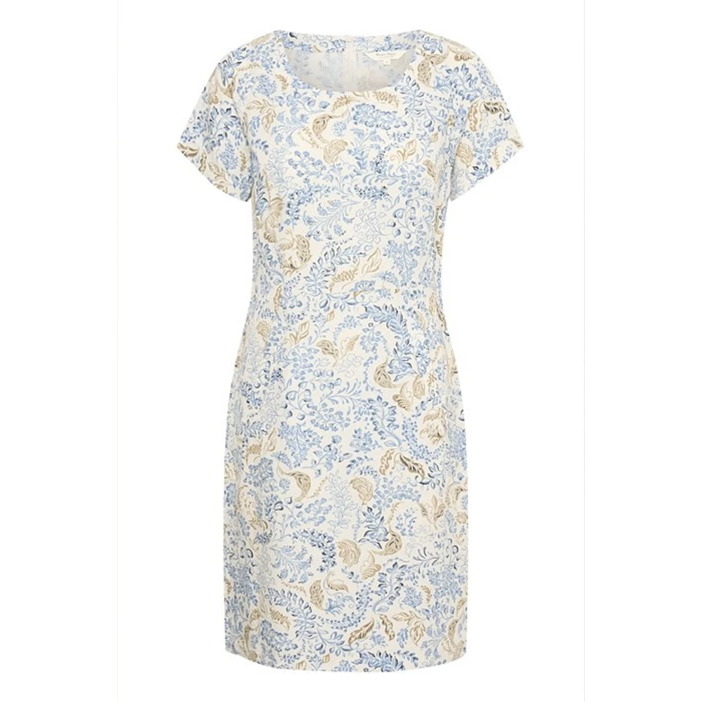 Part Two Women's Multicolor Blue Botanical Print Dress - Short Dresses - Xs - Dresses