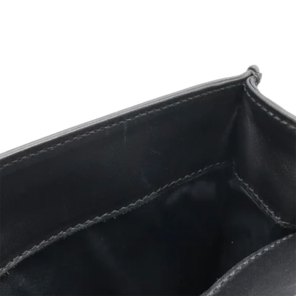Bottega Veneta Vintage Pre-owned Leather clutches Black Unisex