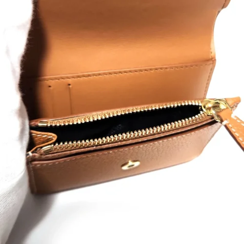 Burberry Vintage Pre-owned Leather wallets Beige Dames