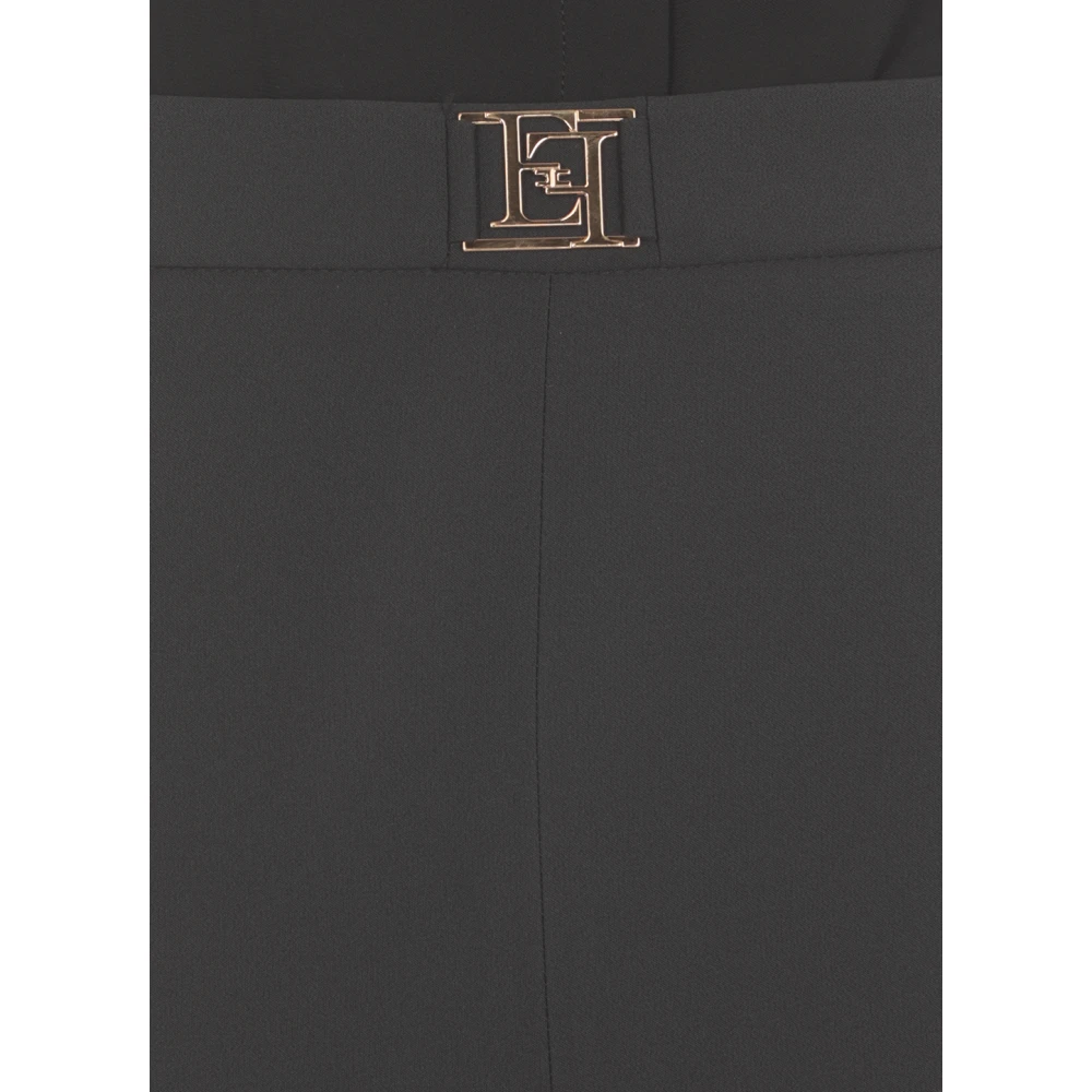 Elisabetta Franchi Slim-fit Trousers Black Dames