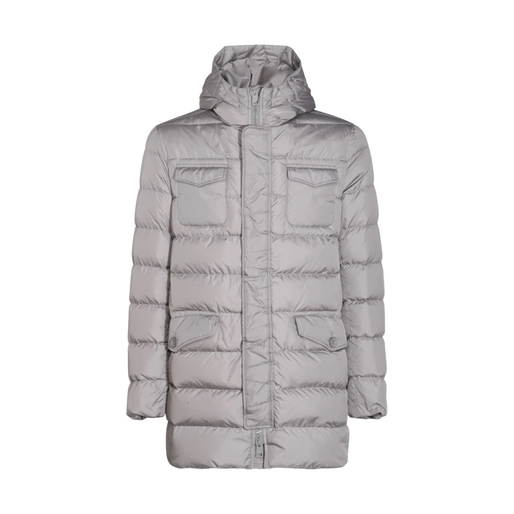 Herno Donsjack met capuchon en zakken Gray Heren
