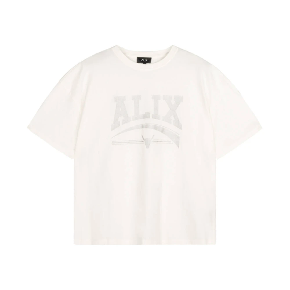 Alix The Label Stijlvolle T-shirt White Dames