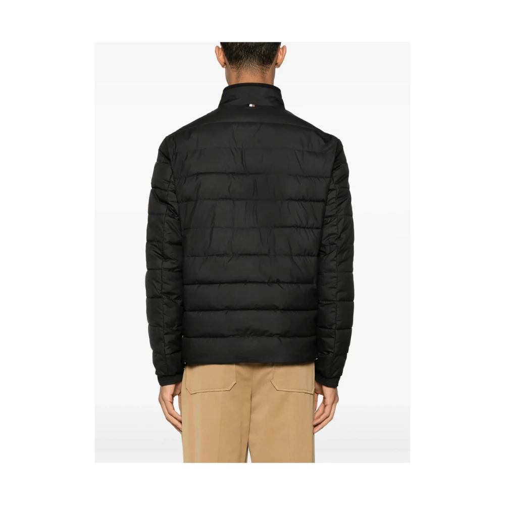 Hugo Boss Zwarte Rits Voor Logo Buitenkleding Black Heren