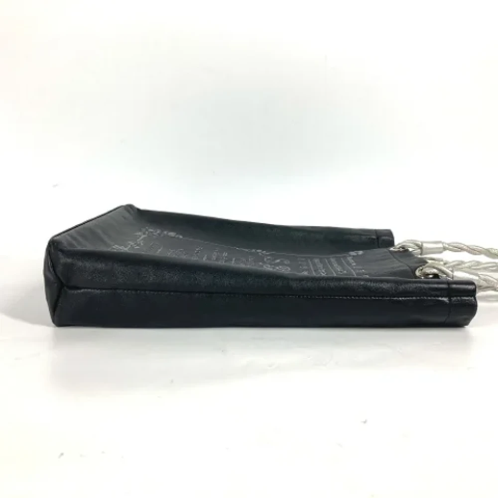 Bvlgari Vintage Pre-owned Leather shoulder-bags Black Dames