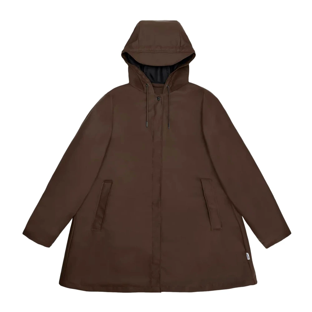 Rains A-Line W Jacket Brown Dames