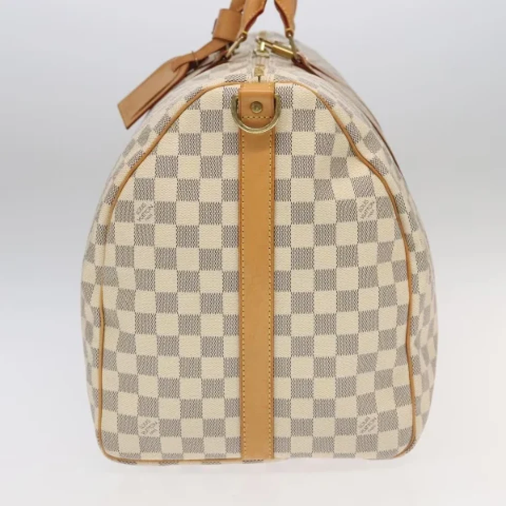 Louis Vuitton Vintage Pre-owned Canvas travel-bags White Dames