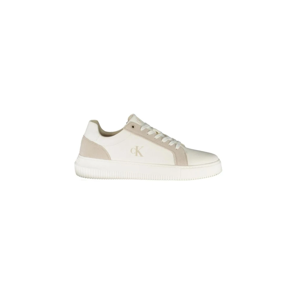 Calvin Klein White Casual Sneaker For Men - Male - Sneakers - White - 11 Uk - Shoes