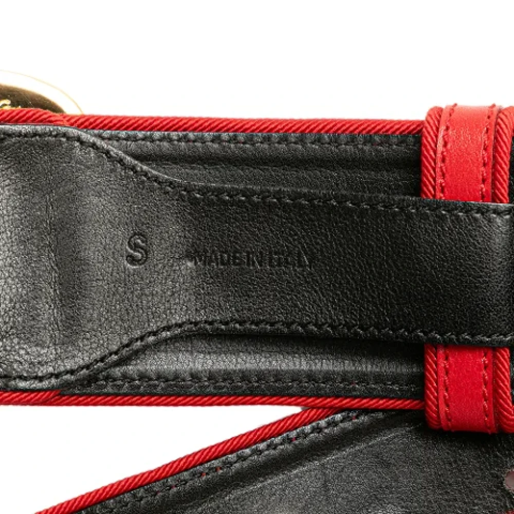 Cartier Vintage Pre-owned Leather belts Red Dames