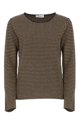 Polka Dot Cashmere Wool Sweater