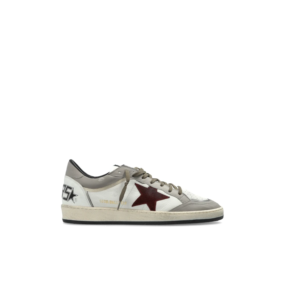 Golden Goose Men's White Sneakers, 10 Uk, Ballstar Double Upper