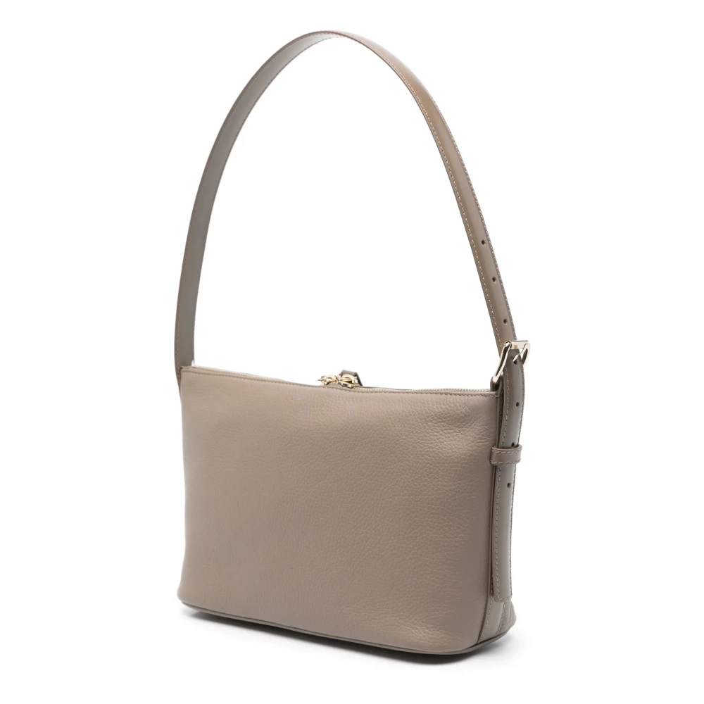 A.p.c. Grijze leren schoudertas Gray Dames