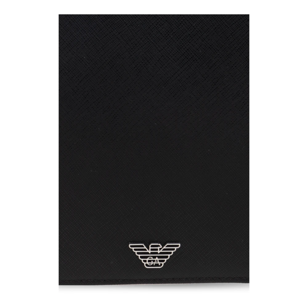 Emporio Armani Portemonnee met logo Black Heren