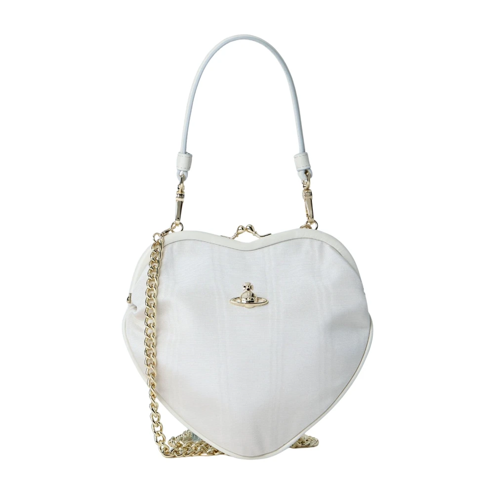 Vivienne Westwood Women's White Belle Heart Frame Handbag