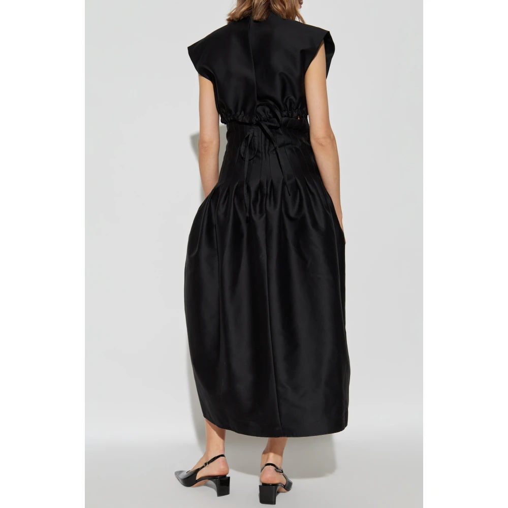 Fabiana Filippi Geplooide jurk Black Dames