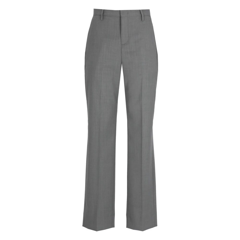 Briglia Women's Gray Wide Trousers, Xs, Palazzo Trousers