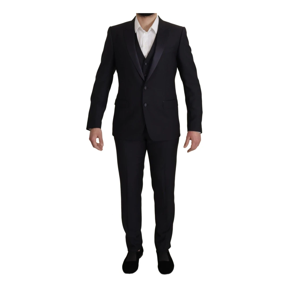 Dolce & Gabbana Klassiek Fit Pak Zwart Black Heren