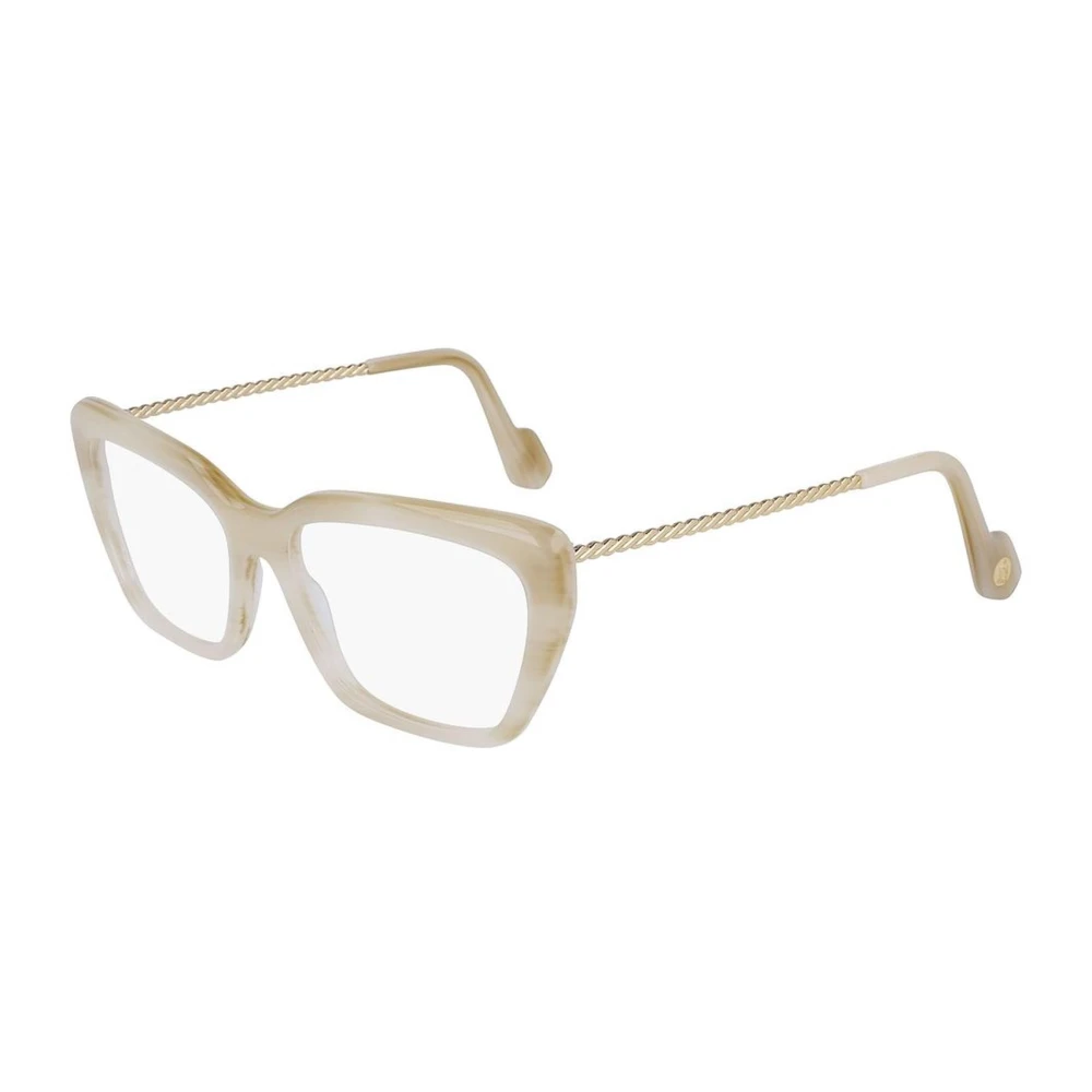 Lanvin Witte Acetaatframebril White Dames