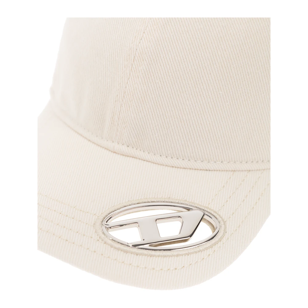 Diesel C-Plak baseball cap Beige Heren