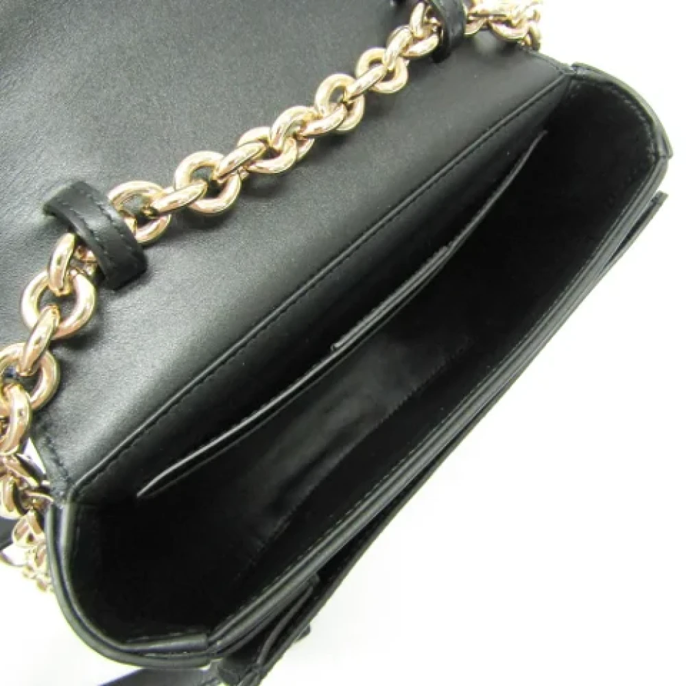 Salvatore Ferragamo Pre-owned Leather shoulder-bags Black Dames