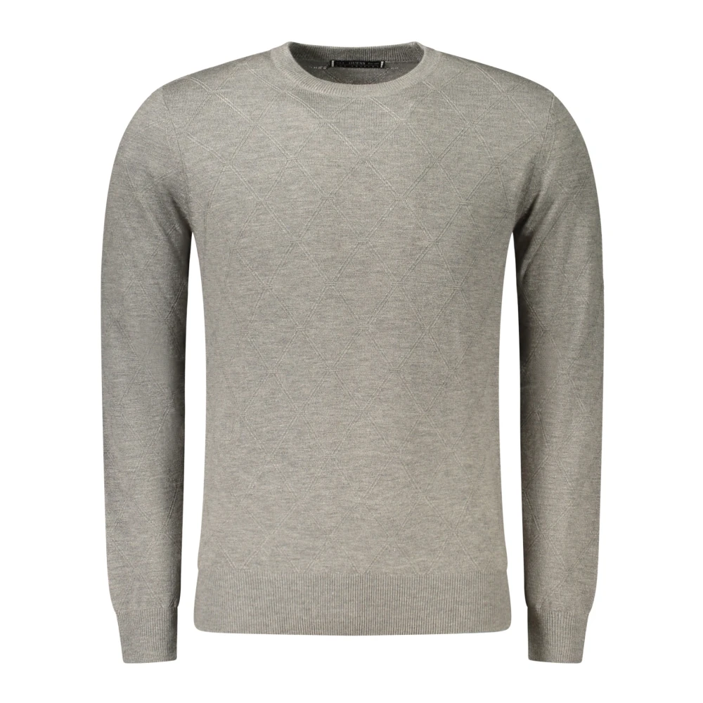 Guess Round-Neck Knitwear - Male - Round-Neck Knitwear - Gray - 2XL - Knitwear