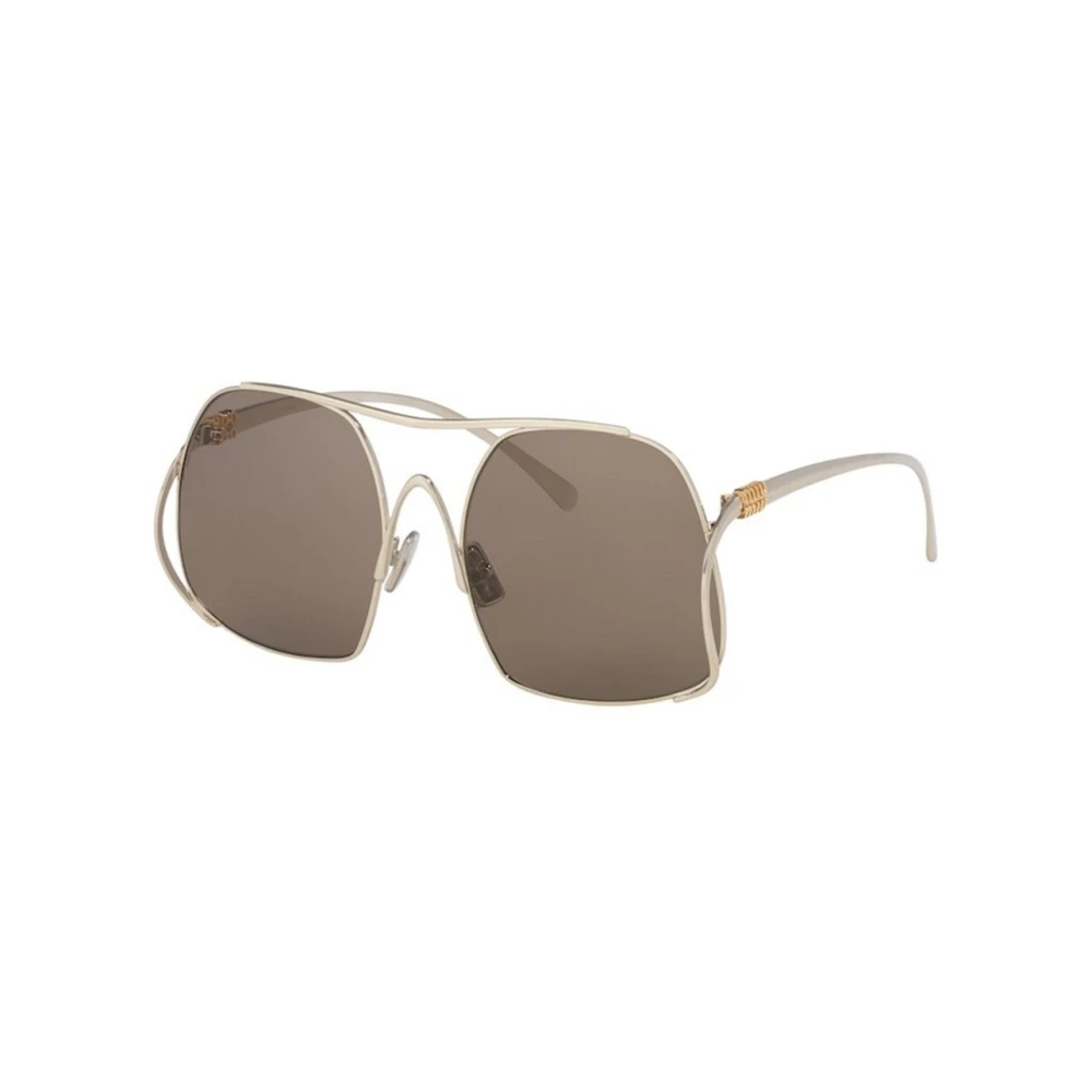 Miu Miu Grey Woman Mu A55s 1Bc80q Sunglasses Steel Silver Squared Normal - Image 5
