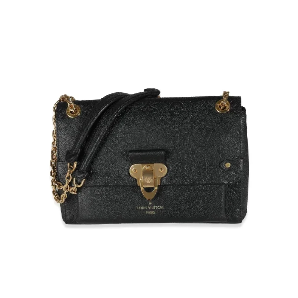 Louis Vuitton Vintage Pre-owned Leather louis-vuitton-bags Black Dames