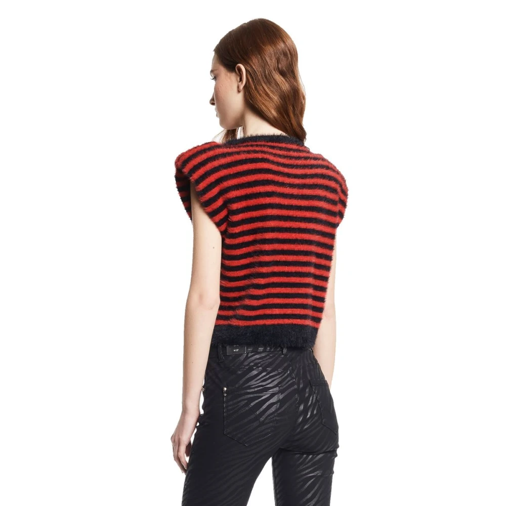 Gaudi Ronde hals T-shirt Red Dames