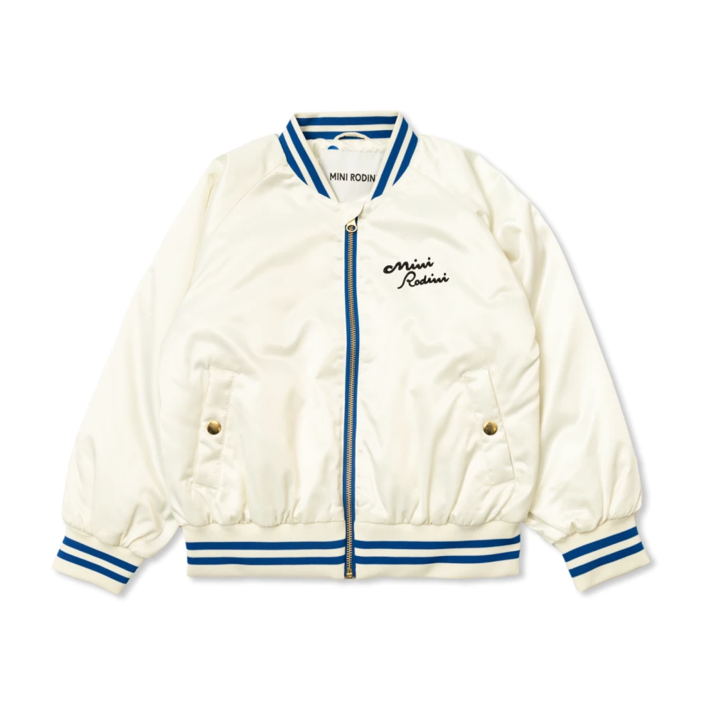 Mini Rodini ‘Bomber’ typ jacka White, Unisex