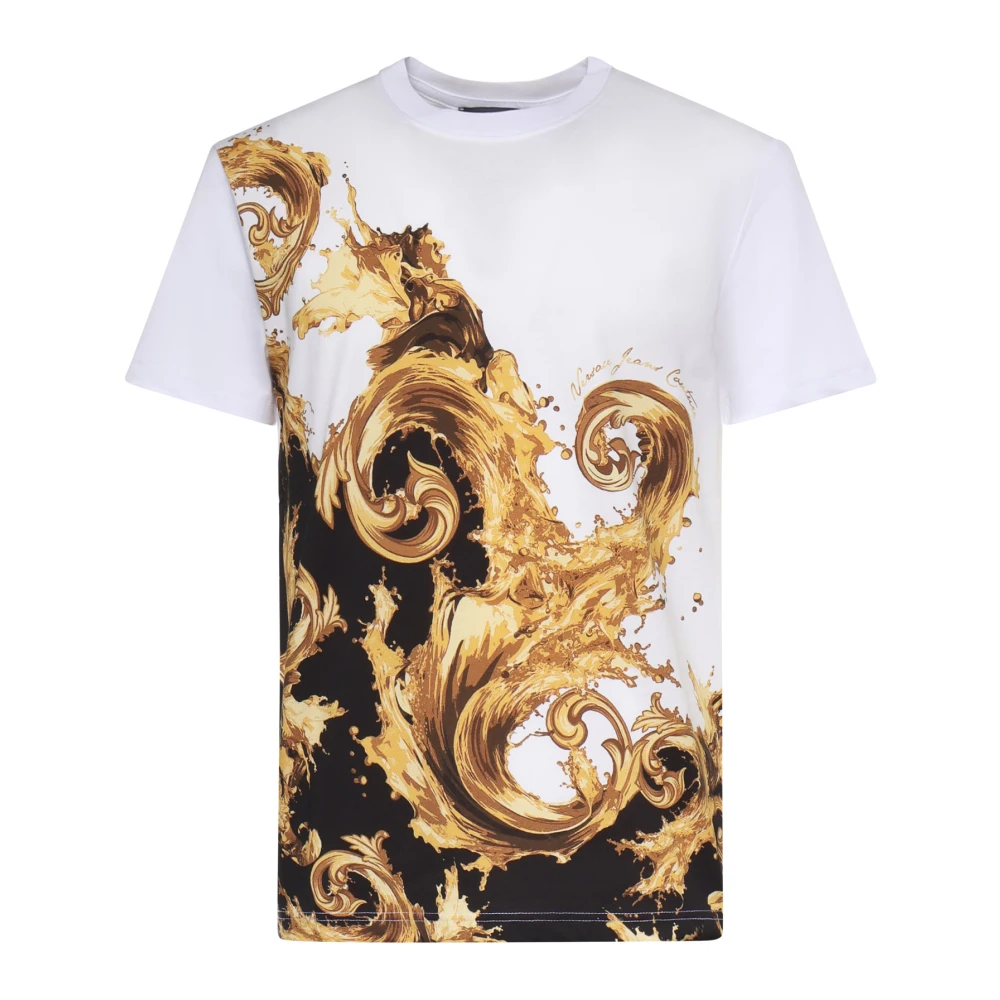 Versace Jeans Couture Men's Multicolor T-Shirts, L, Maglietta T-Shirt