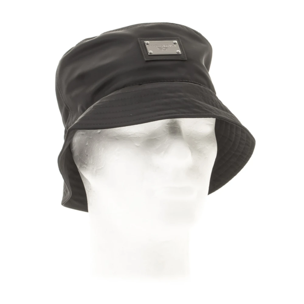 Dolce & Gabbana Stijlvolle Bucket Hat Black Unisex