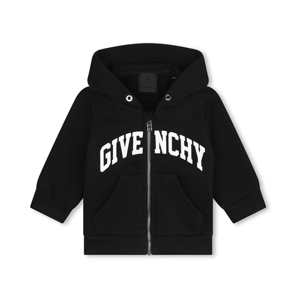 Givenchy Barn Svart Zip-Up Hoodie Tröja Black, Pojke