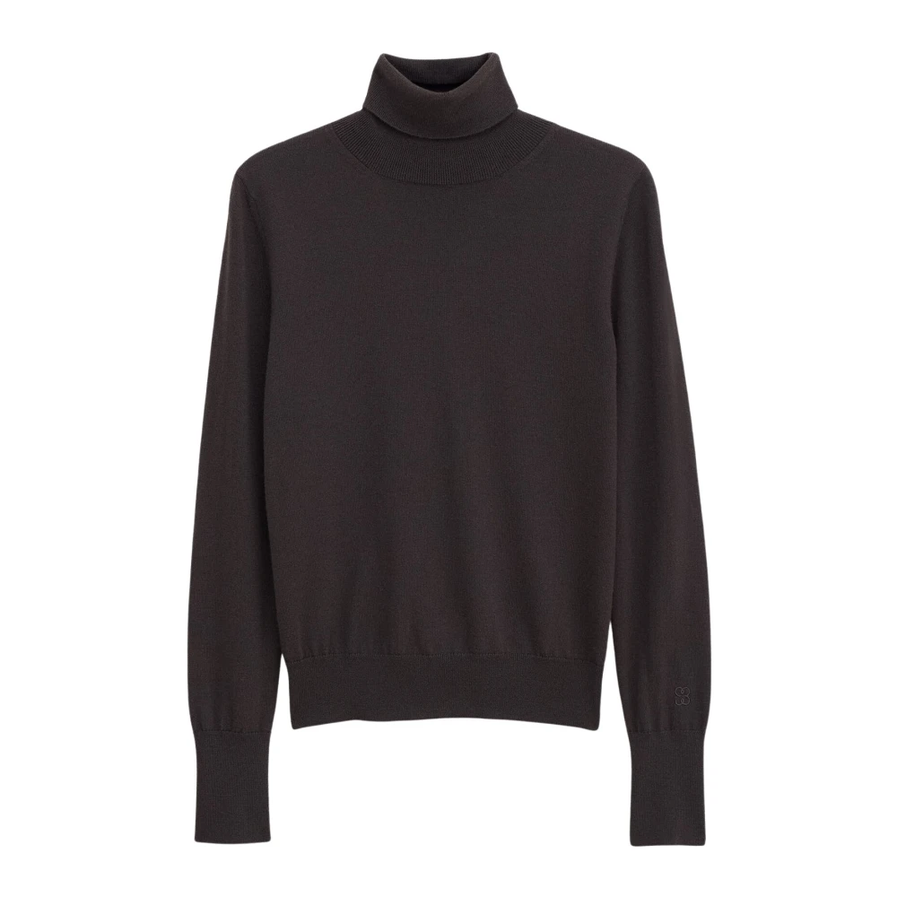 Filippa K Comfortabele Turtle-neck Sweater Brown Dames