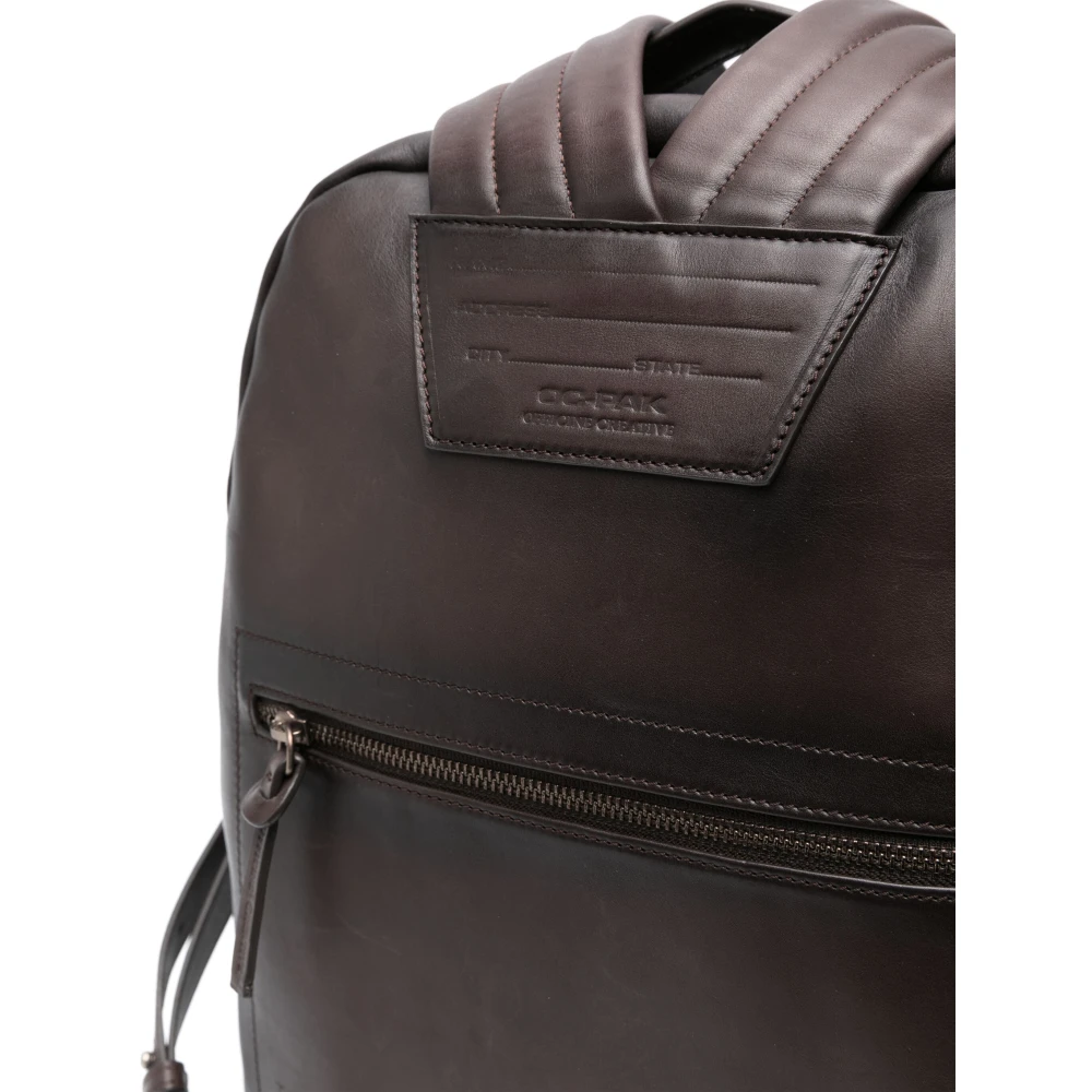 Officine Creative Stijlvolle leren tas gemaakt in Italië Brown Heren