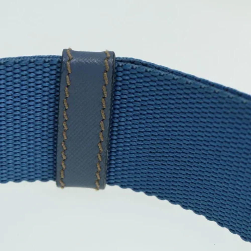 Prada Vintage Pre-owned Nylon prada-bags Blue Dames