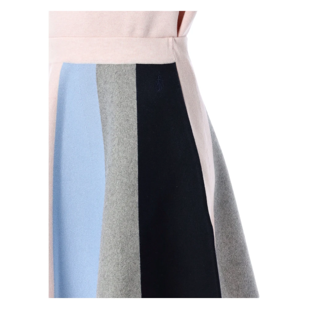 JW Anderson Blush Panel Sjaal-Gebr. Mini Rok Multicolor Dames