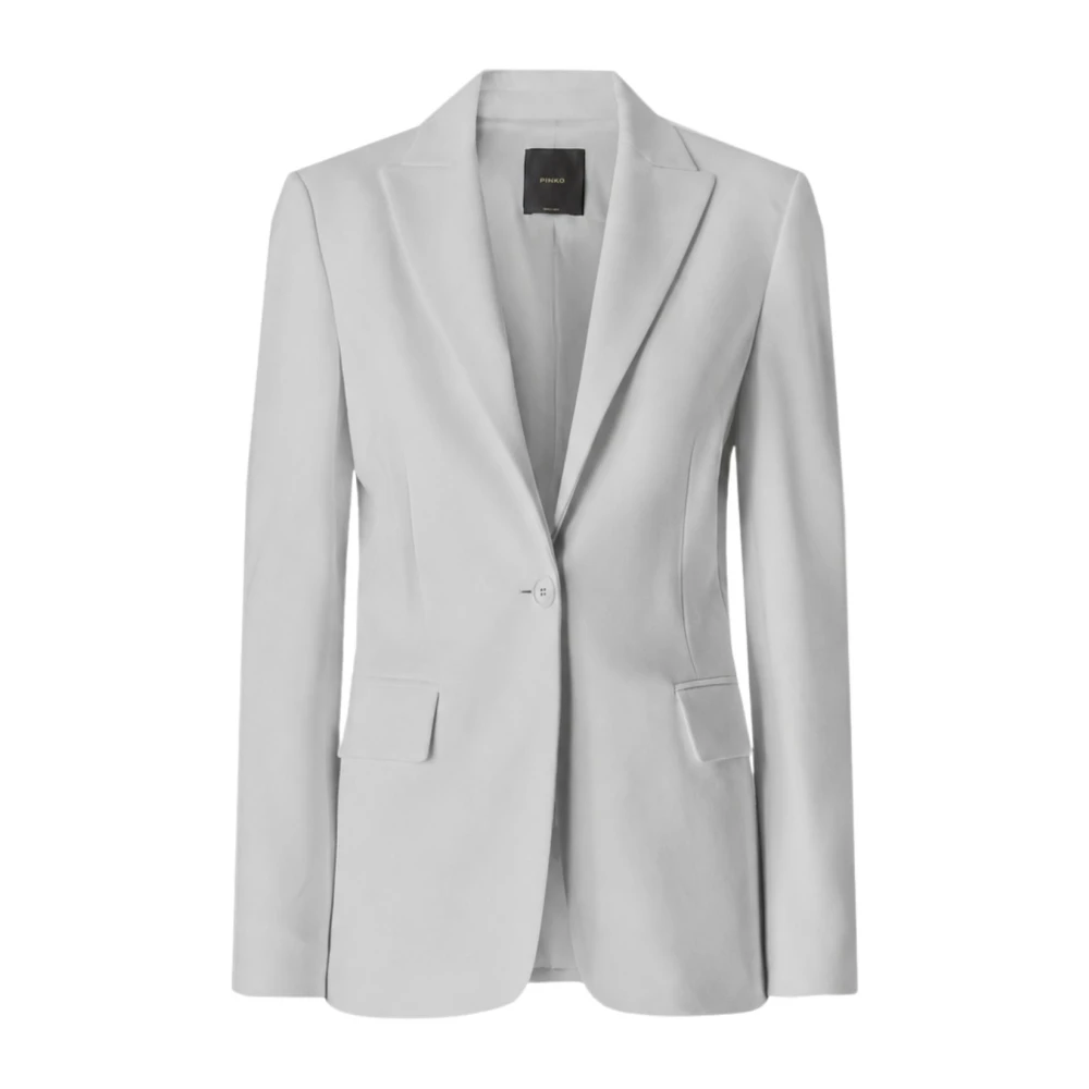 Pinko Women's Gray Blazers, Xs, New Signum Jacket