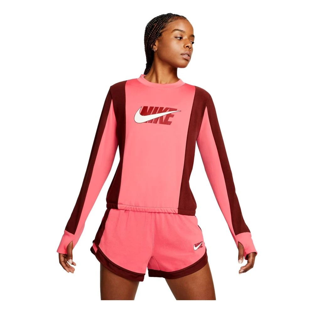 Nike - Tops manches longues d'entraînement - Rose -