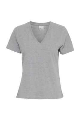 gra-melange-v-hals-t-shirt-top