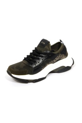 chaussures-en-cuir-paillete-vert-olive
