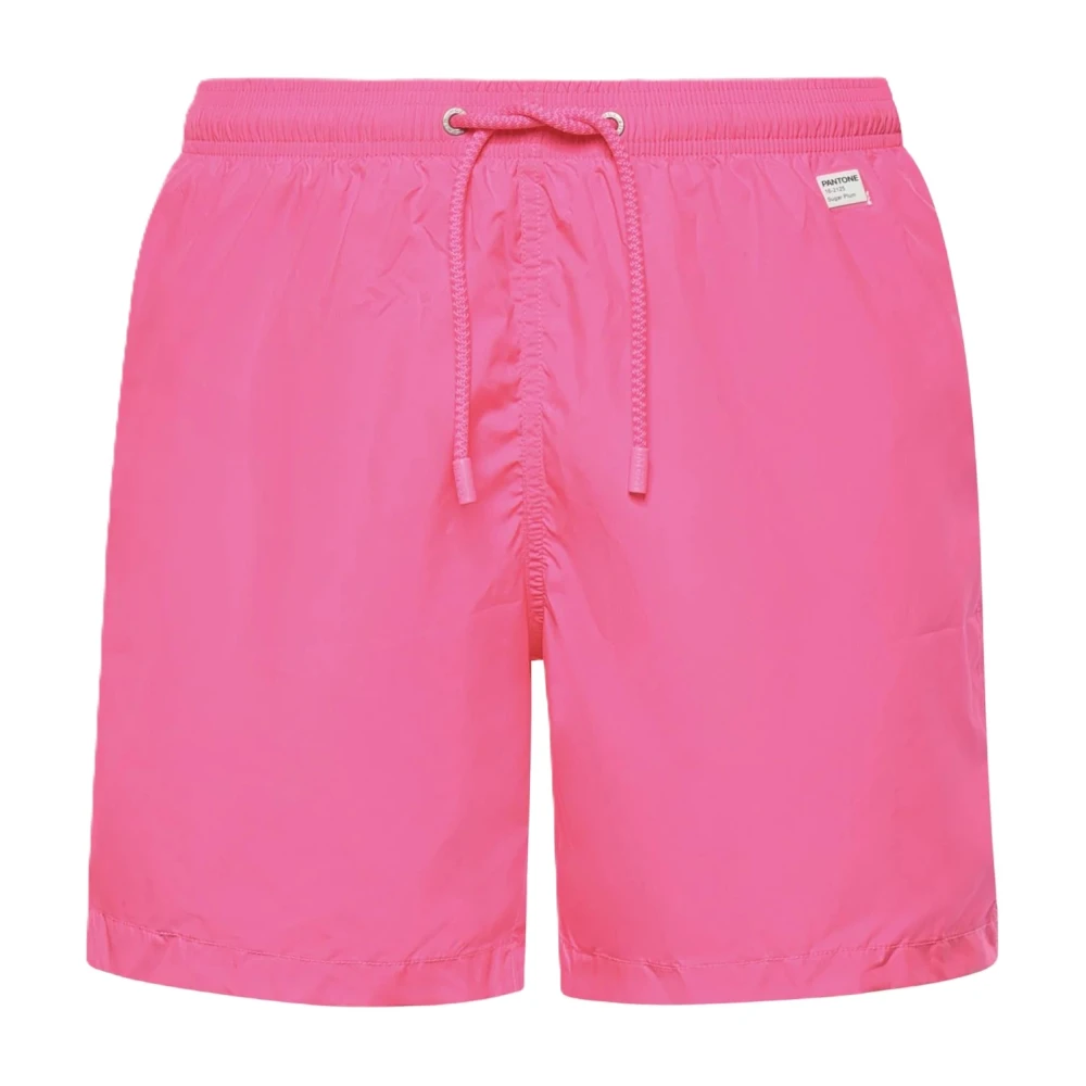 Mc2 Saint Barth Men's Pink Beachwear, L, Lighting Pantone Ultralight Swim Short