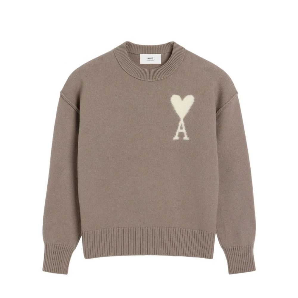 Knitwear > Round-neck Knitwear - - Ami Paris - Modalova