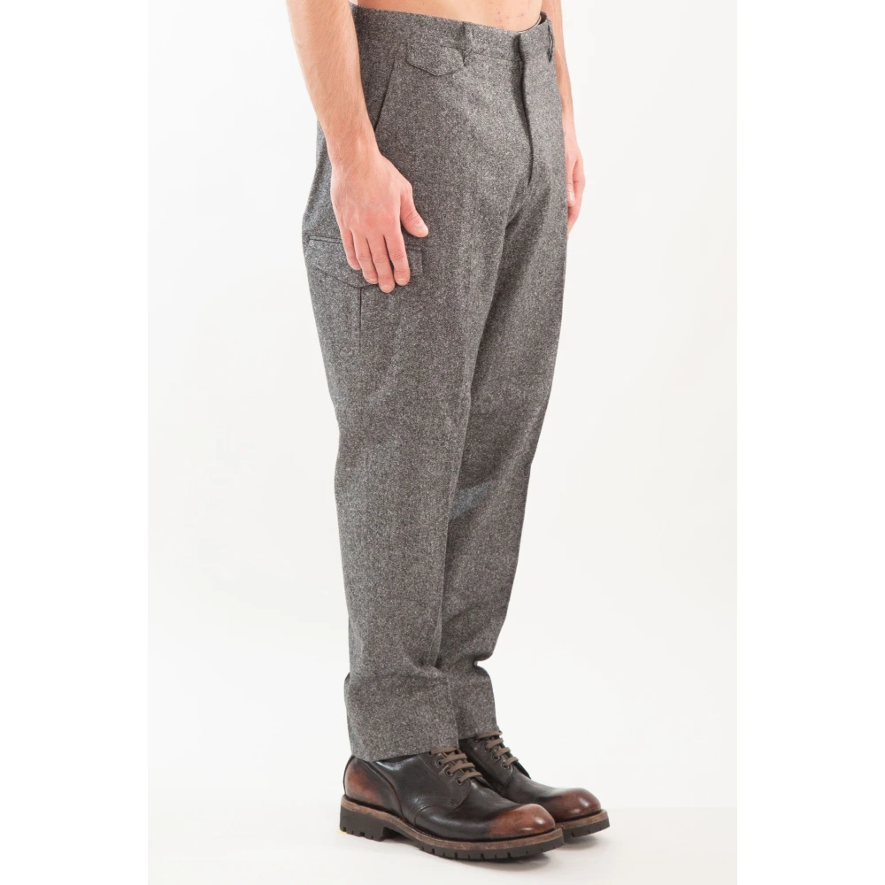 Briglia Wol Cargo Broek Gray Heren