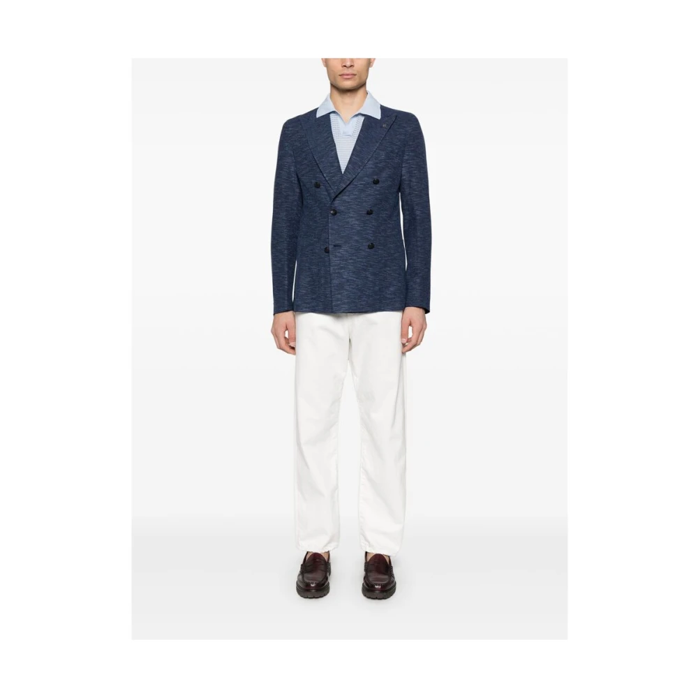 Tagliatore Jas Blue Heren