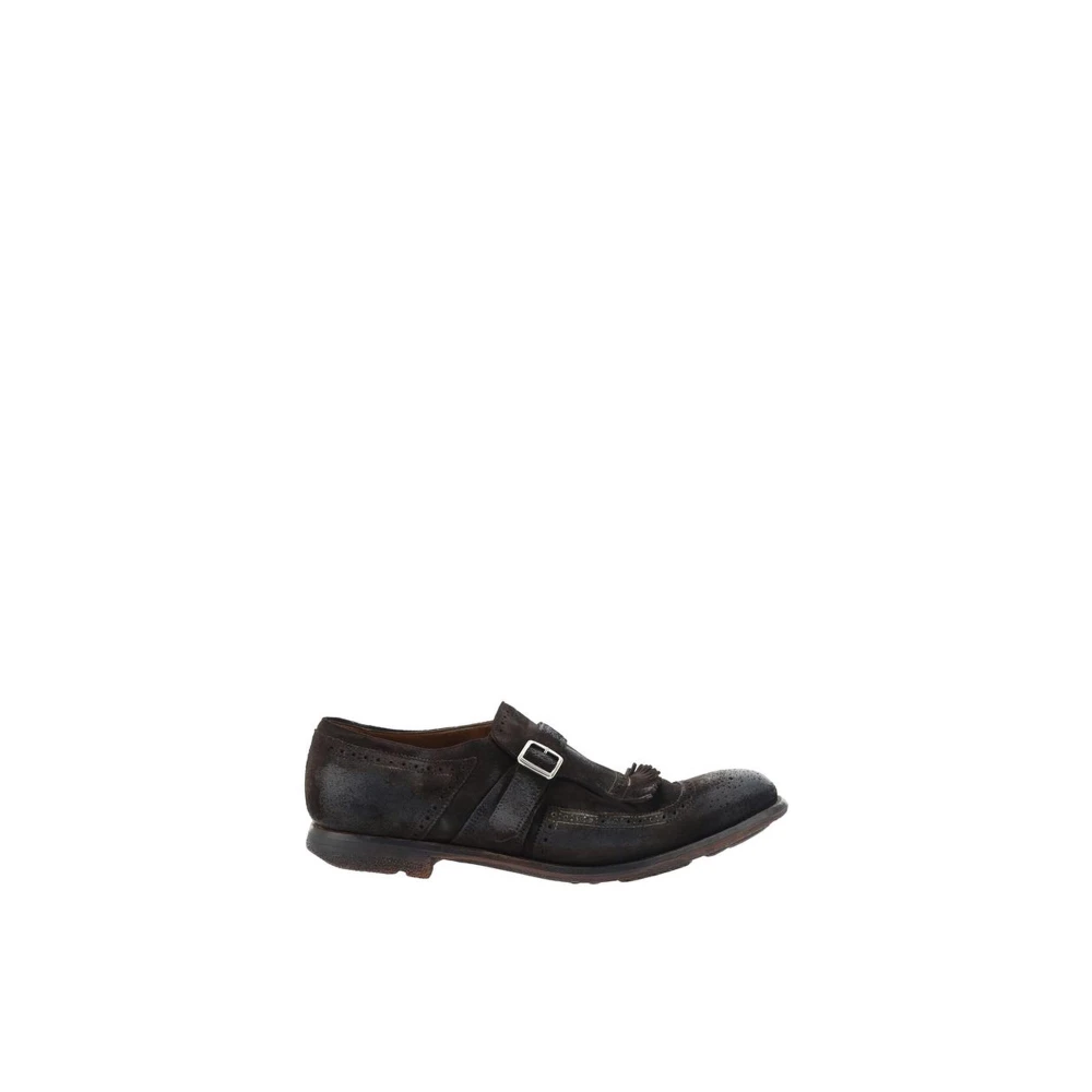 Church's Goudvergulde Almond Toe Loafers Brown Heren