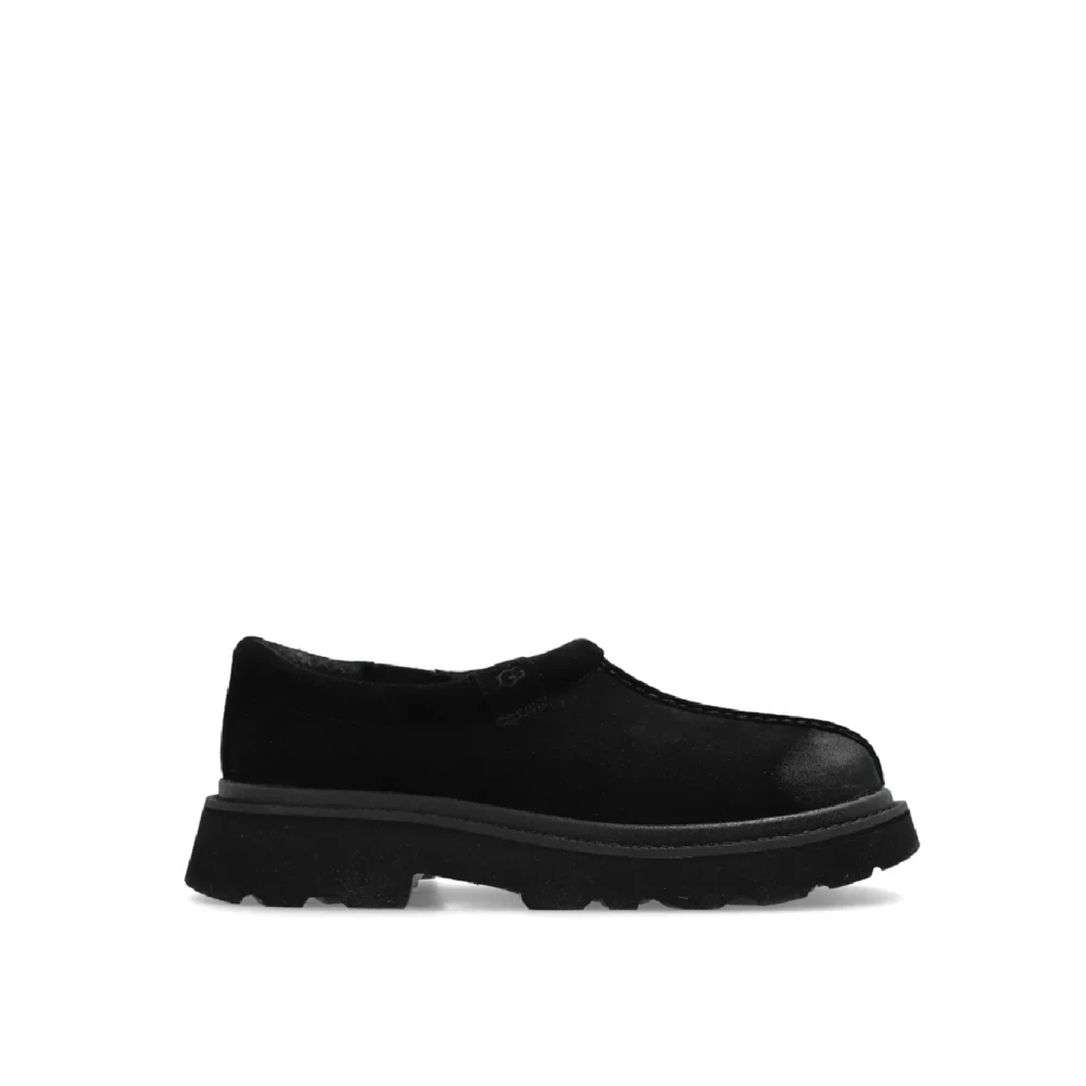 Ugg Men's Black Flat Shoes, 8 Uk, Tasman Lug