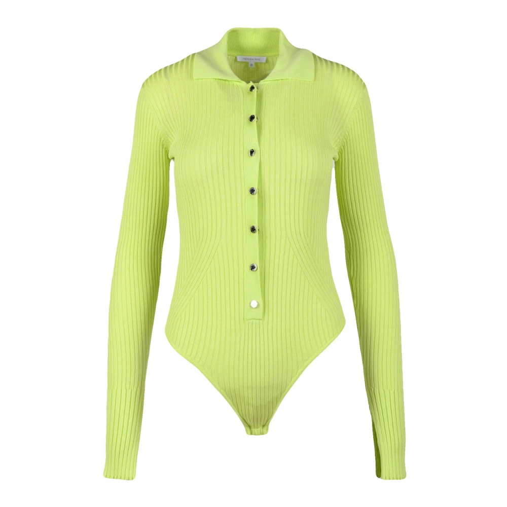 PATRIZIA PEPE Elegante Viscose Body Green Dames