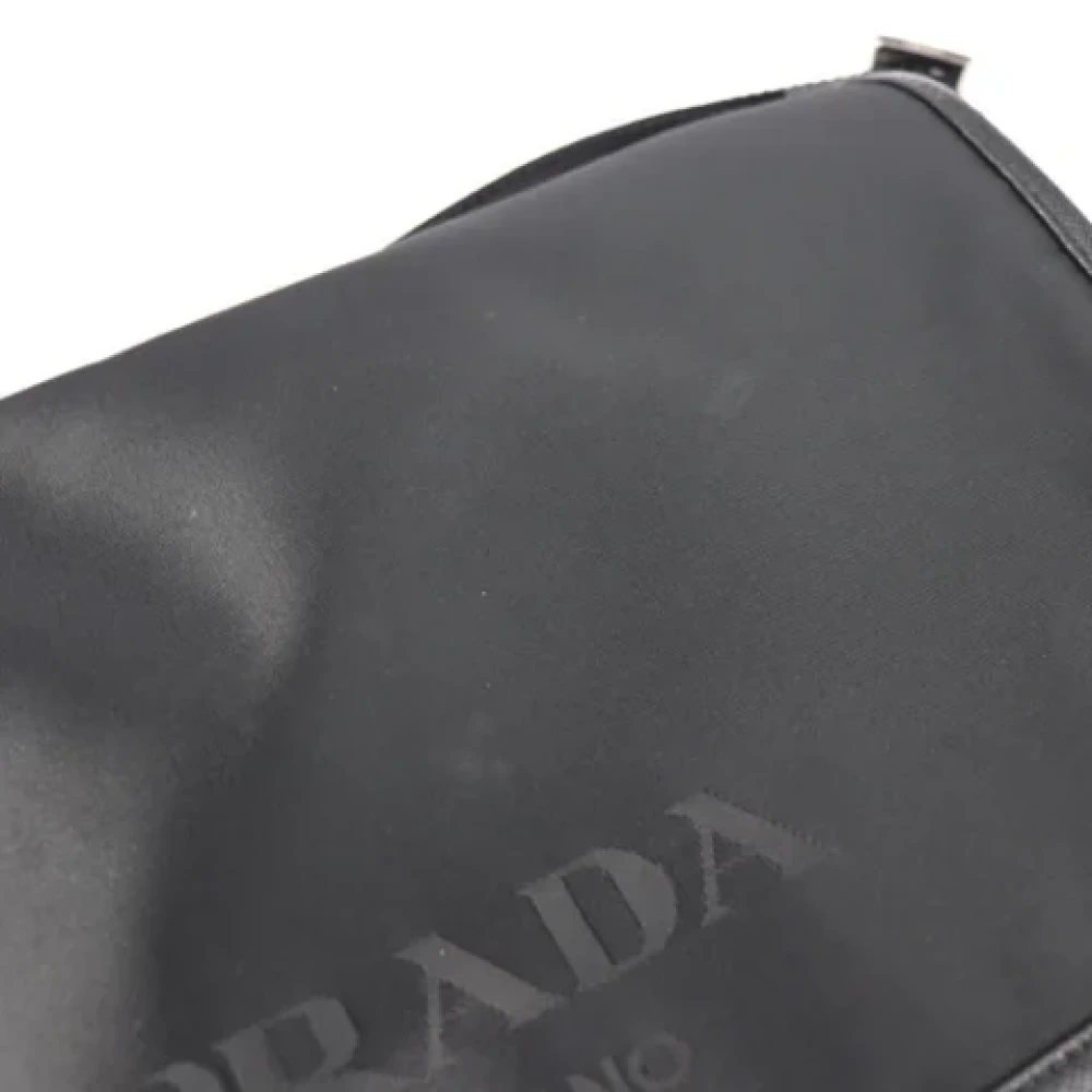 Prada Vintage Pre-owned Leather prada-bags Black Dames