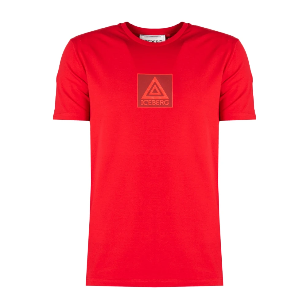 Iceberg - Tops > T-Shirts - Red - Iceberg - Modalova