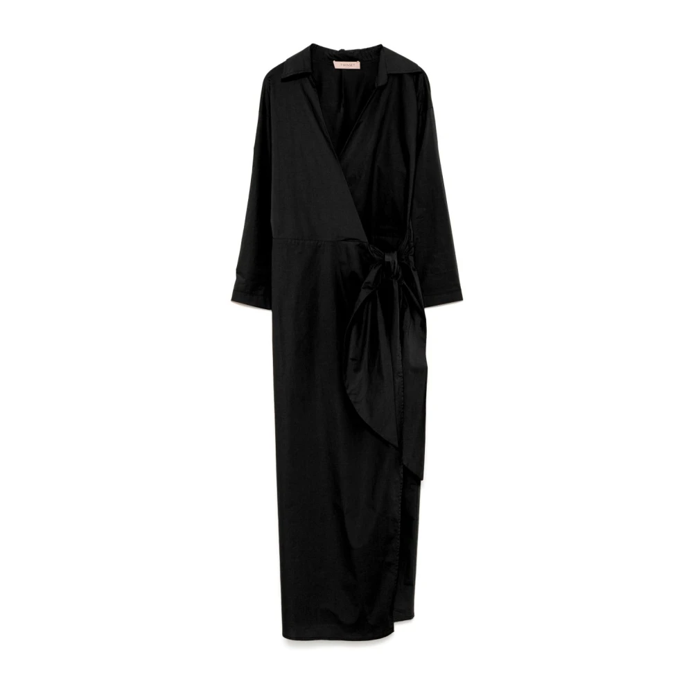 Twinset Zwarte Jurk voor Vrouwen Black Dames