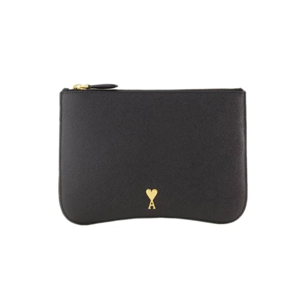 Ami Paris Leather handbags Black Dames